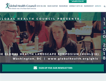 Tablet Screenshot of globalhealth.org